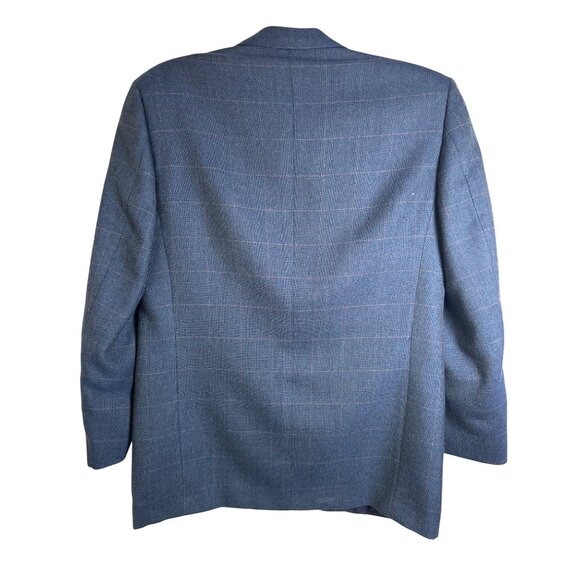 Ermenegildo Zegna Blue Wool Cashmere Taglio Escusivo Blazer Luxury‎ Jacket Sz 50 - Picture 8 of 14
